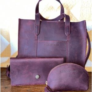 Portland Leather Merlot Lola Bundle
